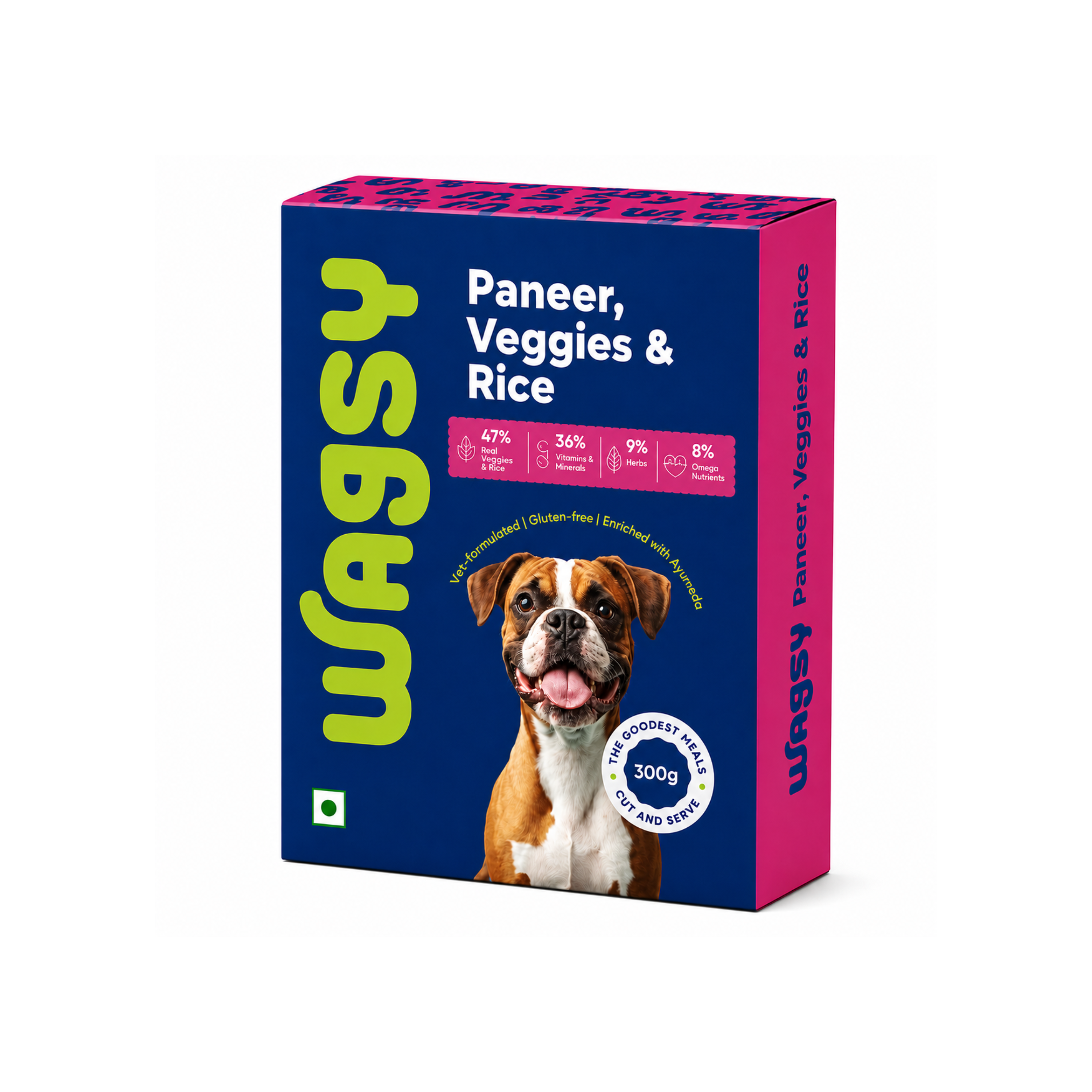 Paneer, Veggies & Rice | Healthy Fresh Vegetarian Dog Food