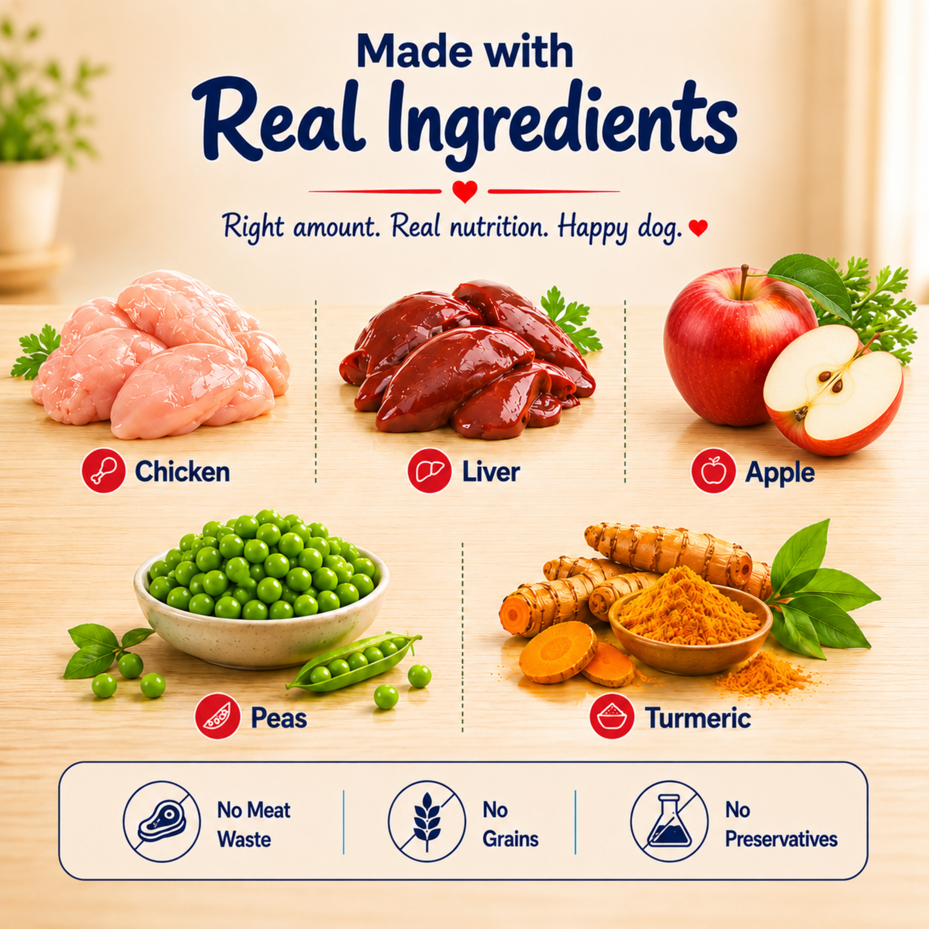 Chicken & Apple | Healthy Fresh Dog Food