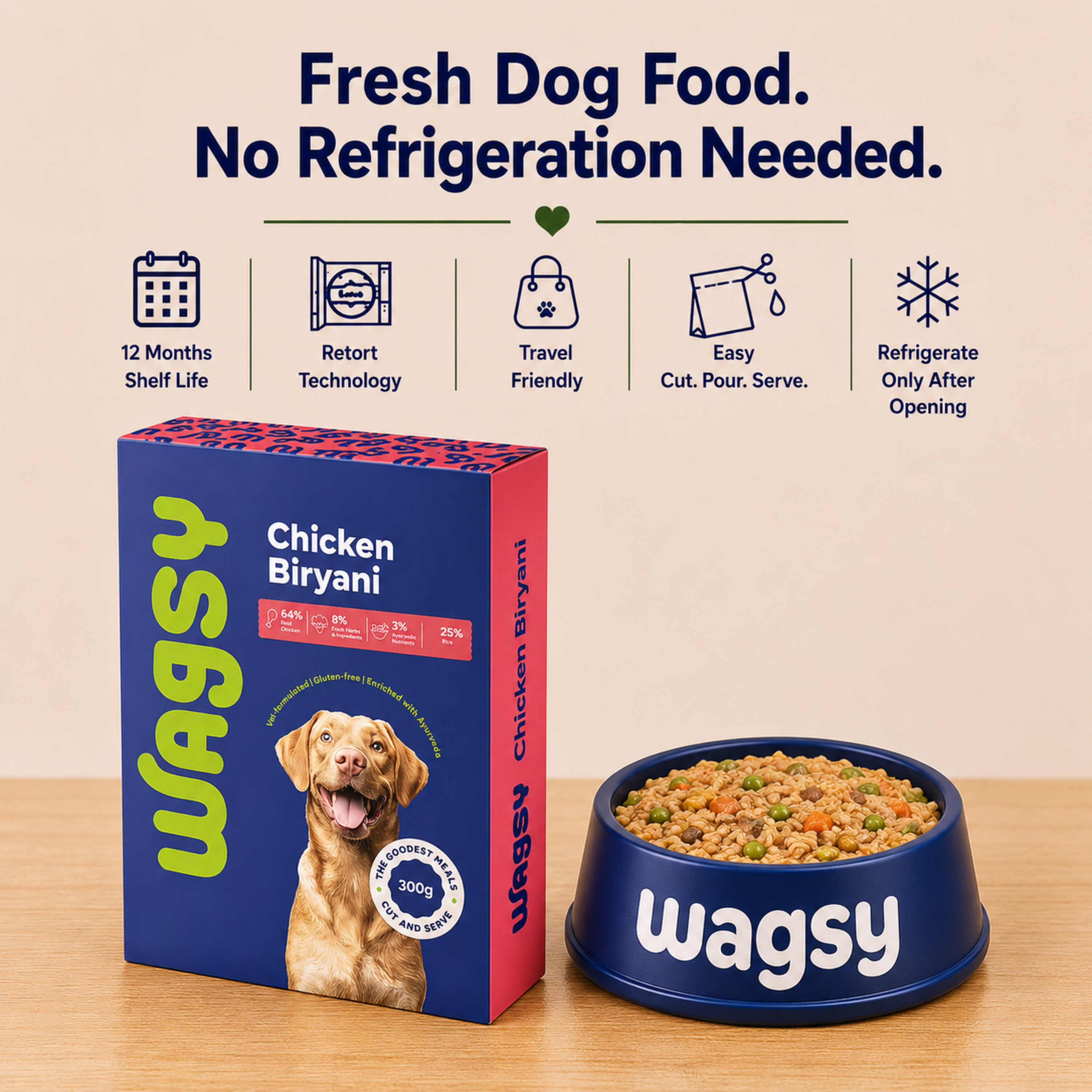 Chicken Biryani | Healthy Fresh Food for Dogs