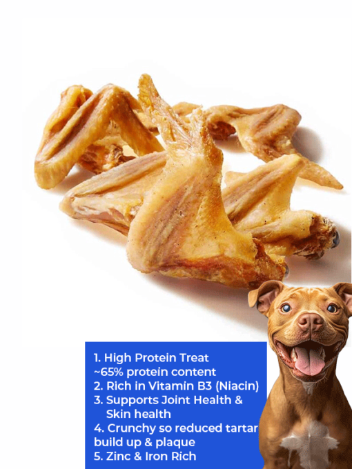 Dehydrated Chicken Wings | Healthy Dog Treat