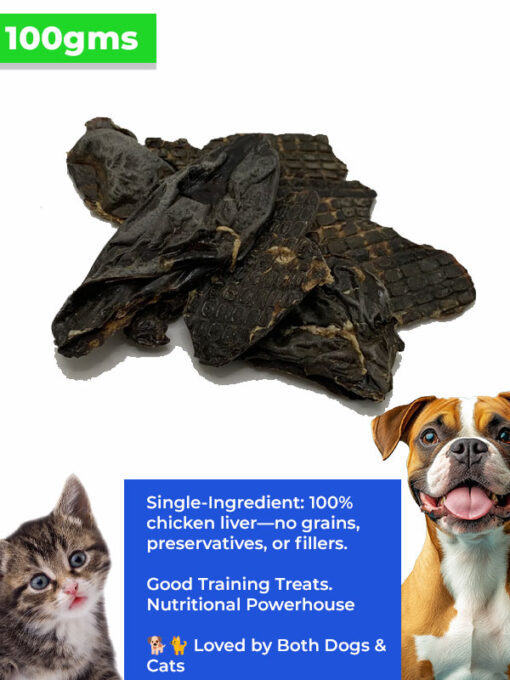 Dehydrated Chicken Liver Bits | Healthy Dog and Cat Treat